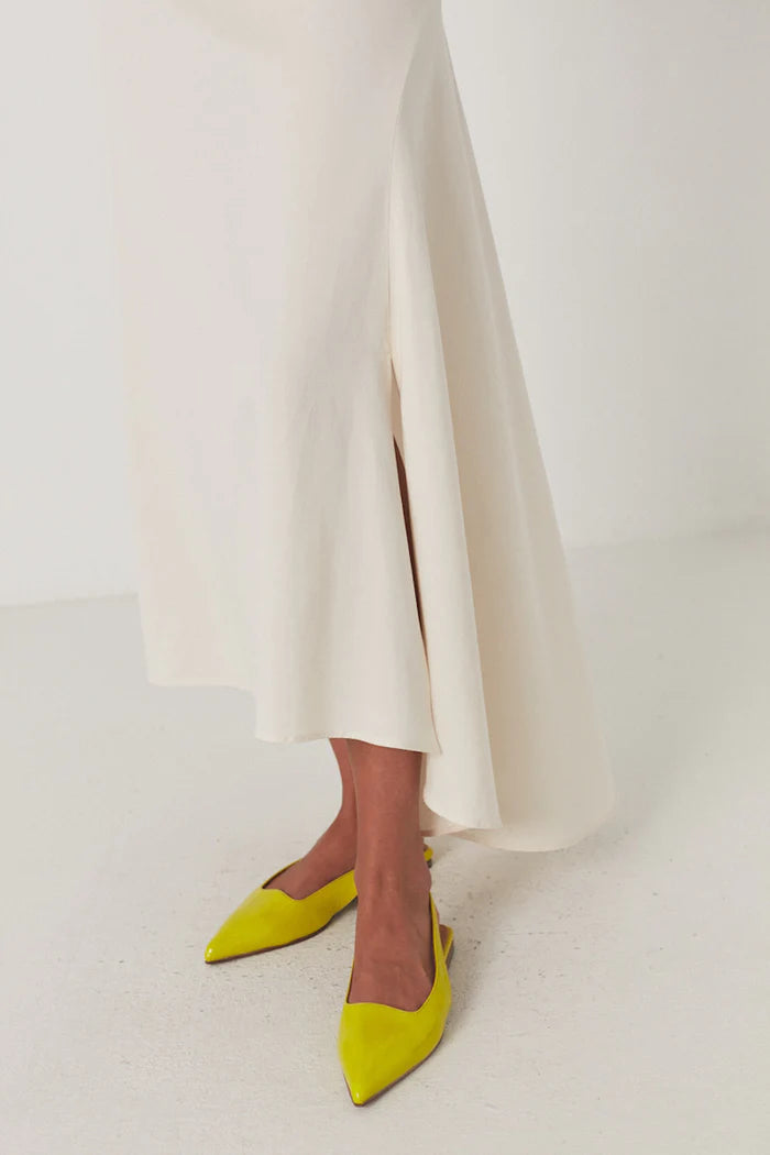 Acacie pointy slingback lemon Rabens Saloner